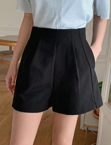 Pantaloni scurti Dazy, negru