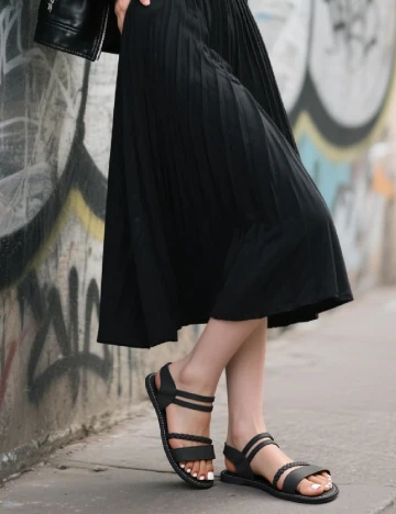 Sandale SHEIN, negru