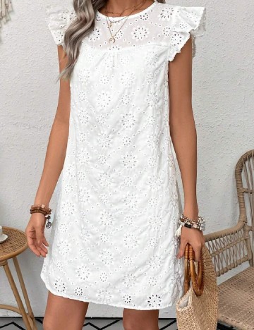
						Rochie scurta SHEIN, alb