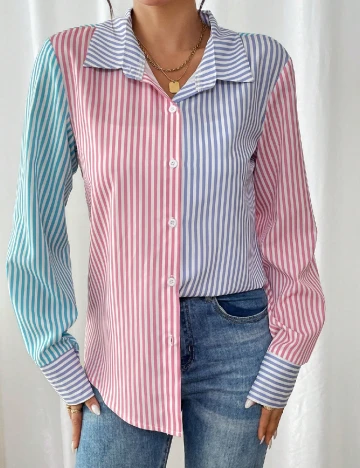 Camasa SHEIN, mix culori