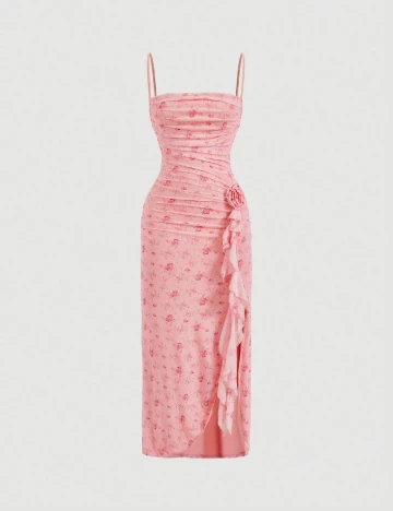 Rochie lunga SHEIN, roz