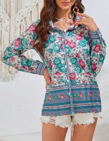 
						Camasa SHEIN, floral