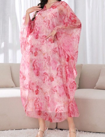 
						Rochie lunga SHEIN, roz