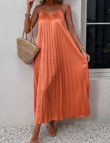 
						Rochie lunga SHEIN, portocaliu