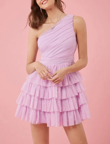 Rochie scurta SHEIN, roz