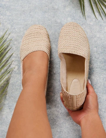 Espadrile SHEIN, bej