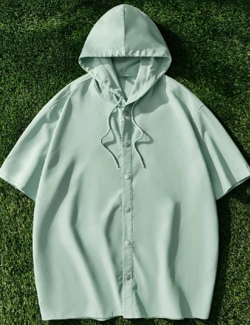 Tricou SHEIN Plus Size Men, verde