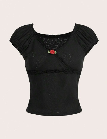 
						Bluza Romwe, negru