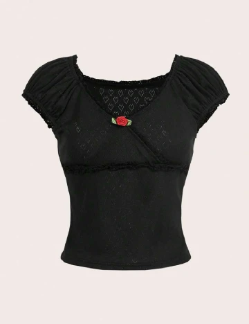 Bluza Romwe, negru