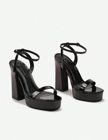 Sandale SHEIN, negru