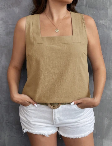 Bluza SHEIN CURVE, maro