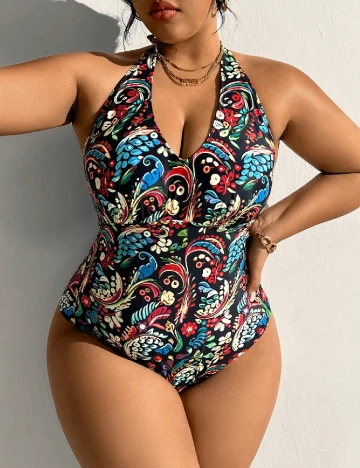 Costum de baie SHEIN, mix culori