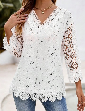 
						Bluza Emery Rose, alb