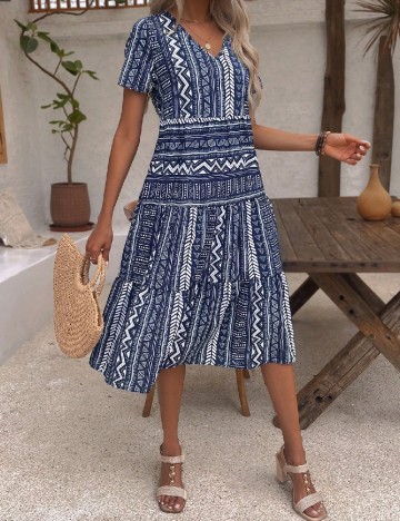 
						Rochie medie Emery Rose, albastru