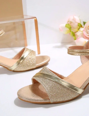 Sandale SHEIN, auriu