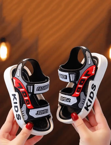 Sandale Shein Kids, negru