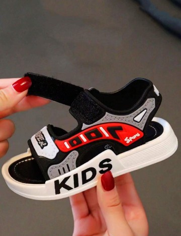 Sandale Shein Kids, negru