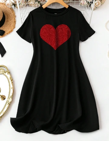 Rochie scurta SHEIN CURVE, negru