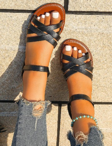 Sandale SHEIN, negru