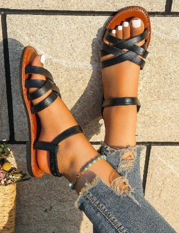 Sandale SHEIN, negru