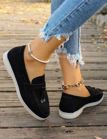 Mocasini SHEIN, negru