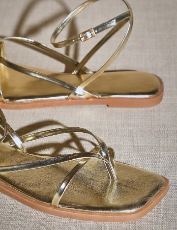 Sandale SHEIN, auriu