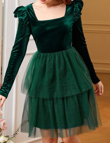 
						Rochie Shein Kids, verde