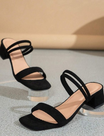 Sandale SHEIN, negru