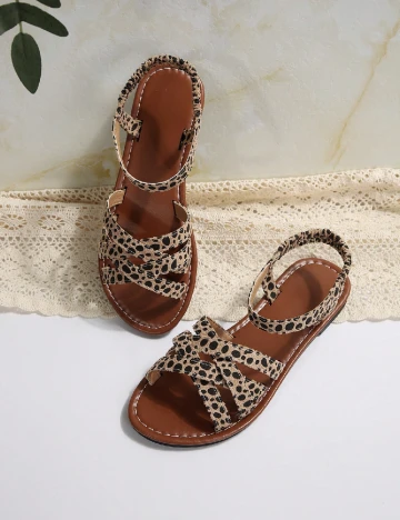 Sandale SHEIN, animal print