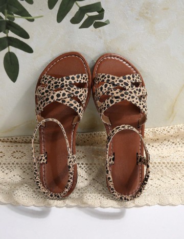 Sandale SHEIN, animal print