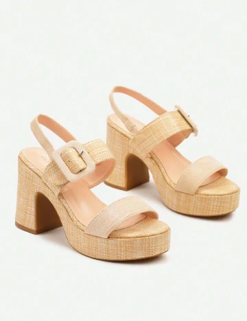 Sandale SHEIN, crem
