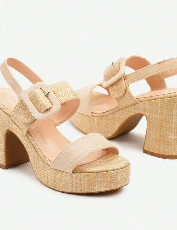 Sandale SHEIN, crem
