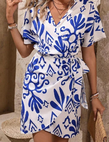 Rochie scurta SHEIN, alb