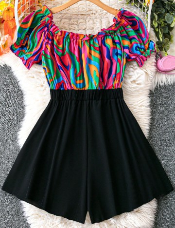 
						Salopeta SHEIN CURVE, mix culori