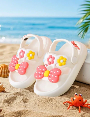 Sandale Shein Kids, alb