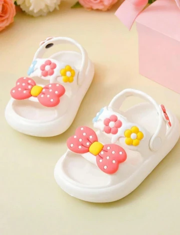 Sandale Shein Kids, alb