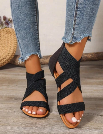 Sandale SHEIN, negru