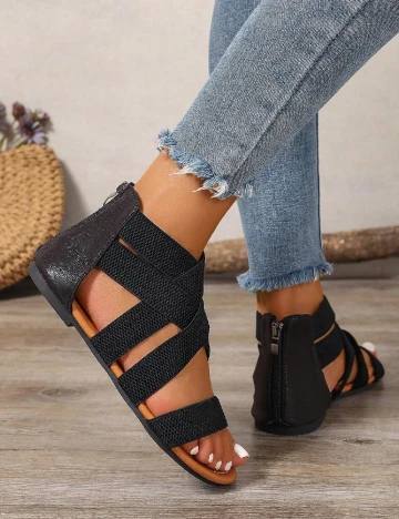 Sandale SHEIN, negru