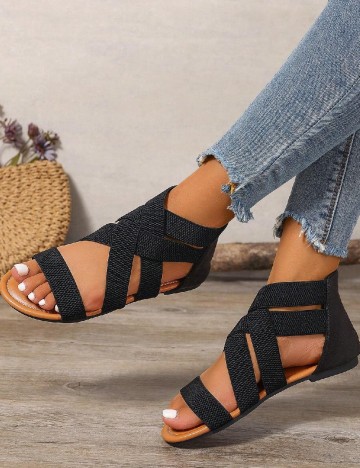 Sandale SHEIN, negru