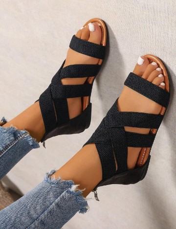 Sandale SHEIN, negru