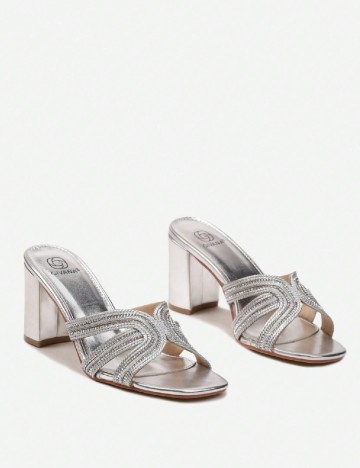 Saboti SHEIN, argintiu