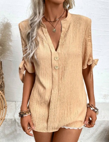 Camasa SHEIN, maro deschis