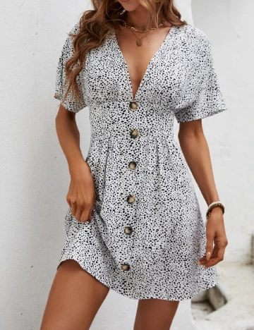 Rochie scurta SHEIN, alb