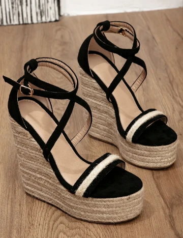 Sandale SHEIN, negru