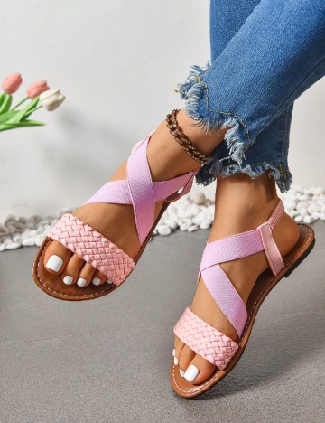 Sandale SHEIN, roz