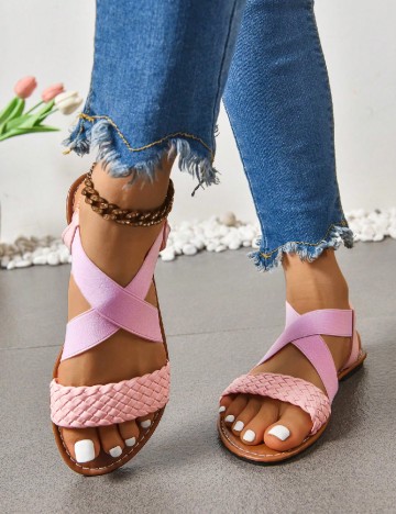Sandale SHEIN, roz