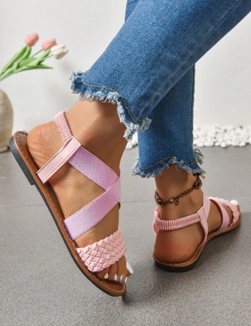 Sandale SHEIN, roz