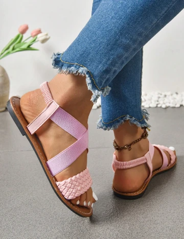Sandale SHEIN, roz