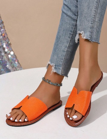 Slapi SHEIN, portocaliu