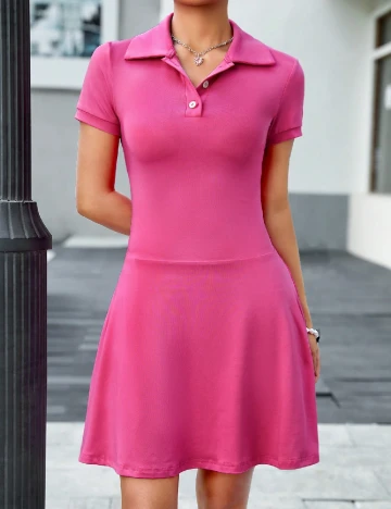 Rochie scurta SHEIN, roz